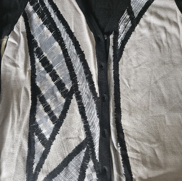 BOB Mackie Wearable Art Cardigan Sweater - Picture 3 of 3